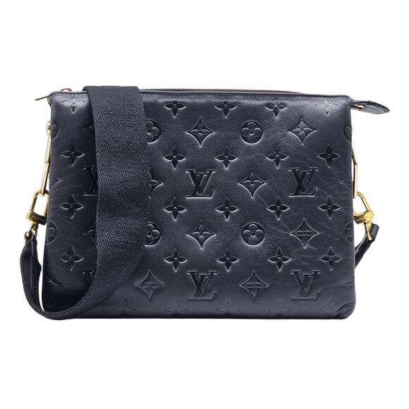 Louis Vuitton Coussin MM Monogram Leather Shoulder Bag in Black - mint condition